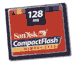 SanDisk Compact Flash 128 Mb