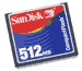SANDISK Compact Flash 512Mb